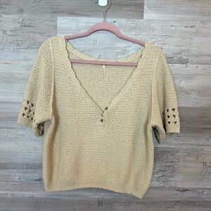 Free People V-Neck Sweater